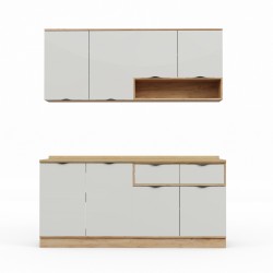 Готовый гарнитур HOBEL EX-E27 MDF (5270) PICADO K003/6010 (10) 