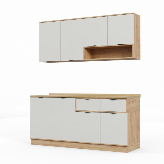 Готовый гарнитур HOBEL EX-E27 MDF (5270) PICADO K003/6010 (10) 