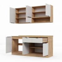 Готовый гарнитур HOBEL EX-E27 MDF (5270) PICADO K003/6010 (10) 