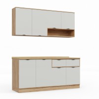 Готовый гарнитур HOBEL EX-E27 MDF (5270) PICADO K003/6010 (10) 