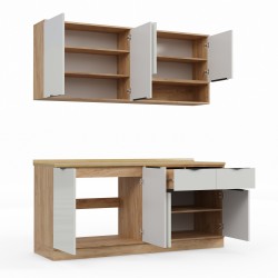 Готовый гарнитур HOBEL EX-E27 MDF (5270) PICADO K003/6010 (10) 