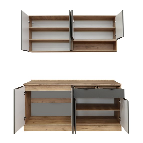 Kitchen set HOBEL EX-E27 MDF (5270) PICADO K003/S036 (10) 