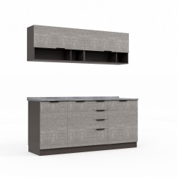 Готовый гарнитур HOBEL EX-E28 MDF (7093) TREX-96 7184/7083 (9) 
