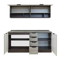 Готовый гарнитур HOBEL EX-E28 MDF (7093) TREX-96 7184/7083 (9) 