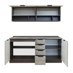 Готовый гарнитур HOBEL EX-E28 MDF (7093) TREX-96 7184/7083 (9) 