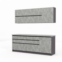 Готовый гарнитур HOBEL EX-E31 (1538) ORMA 075/ORMA 237 (11) 