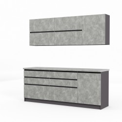 Готовый гарнитур HOBEL EX-E31 (1538) ORMA 075/ORMA 237 (11) 
