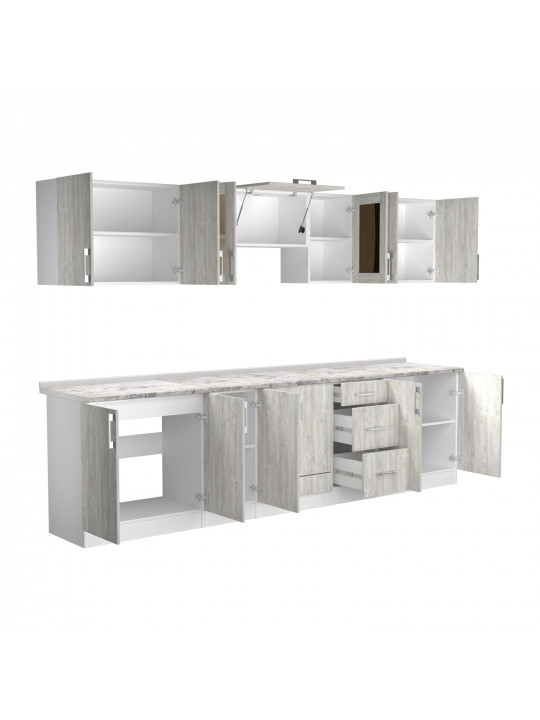 Kitchen set HOBEL X101 (7050) 8681/ORMA 144 (10) 