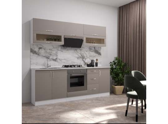Готовый гарнитур HOBEL X153 (720CK) 8681/ORMA 157 (8) 