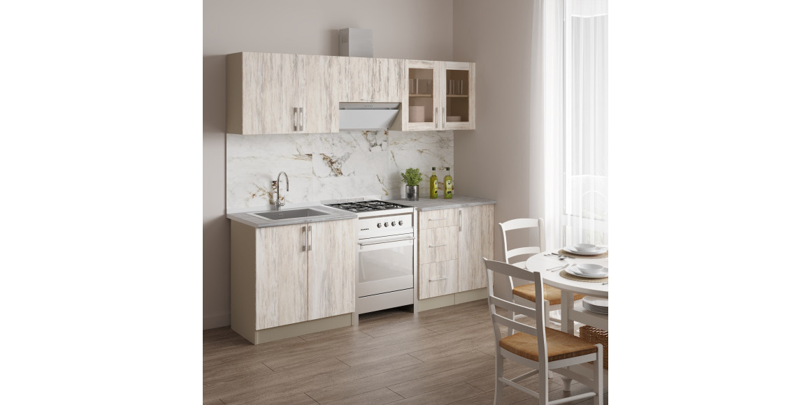 Kitchen set HOBEL X31 CL/01 (WH) (7050) ORMA 211/K083 (9) 
