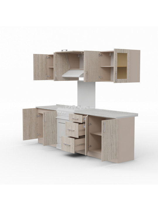 Խոհանոցային հավաքածու HOBEL X38 UZ-819 INOX (720CK) ORMA 069/5529 (9) 