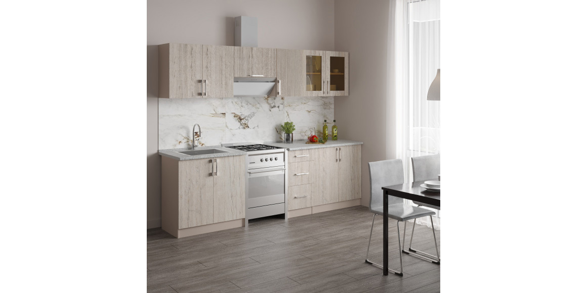 Готовый гарнитур HOBEL X38 UZ-819 INOX (720CK) ORMA 069/5529 (9) 