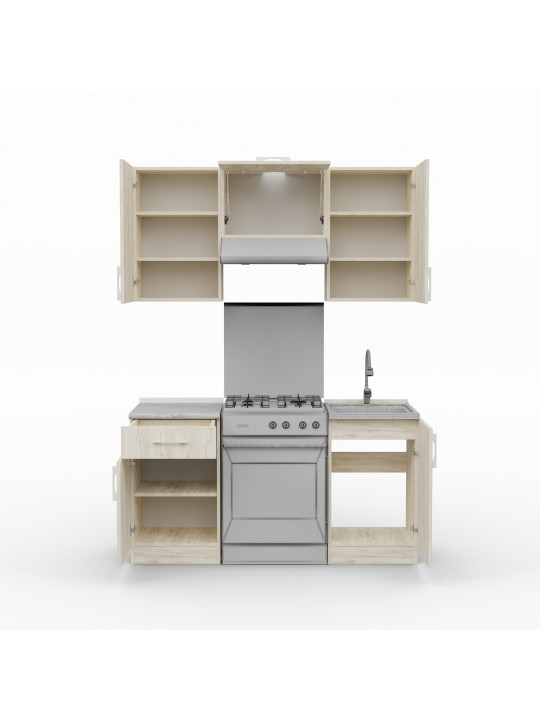 Խոհանոցային հավաքածու HOBEL X70 CL/01 (WH) K001 P2 (5) 