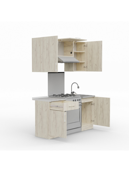 Խոհանոցային հավաքածու HOBEL X70 CL/01 (WH) K001 P2 (5) 