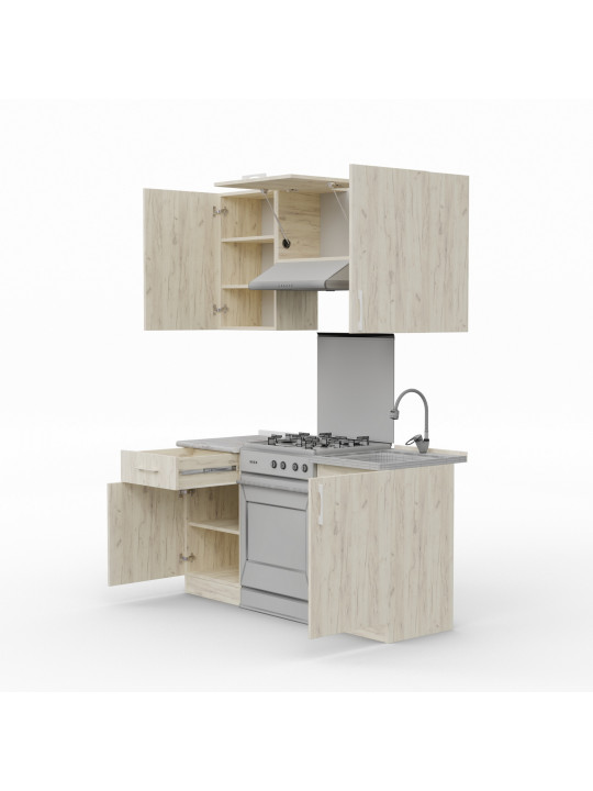 Խոհանոցային հավաքածու HOBEL X70 CL/01 (WH) K001 P2 (5) 