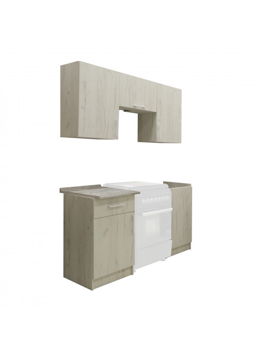 Готовый гарнитур HOBEL X70 CL/01 (WH) K001 P2 (5) 