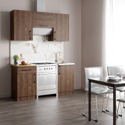 Kitchen set HOBEL X70 UZ-819 BLACK/ K090 COMBY (6) 