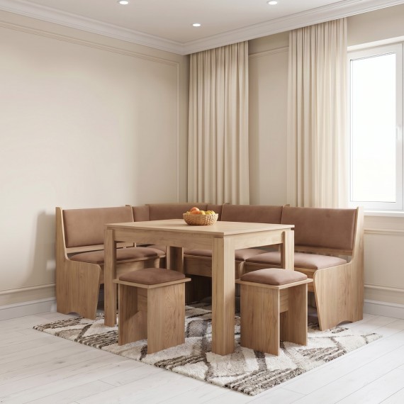 Kitchen corner HOBEL X87 136X206  K015 VIVALDI 20 (7) 