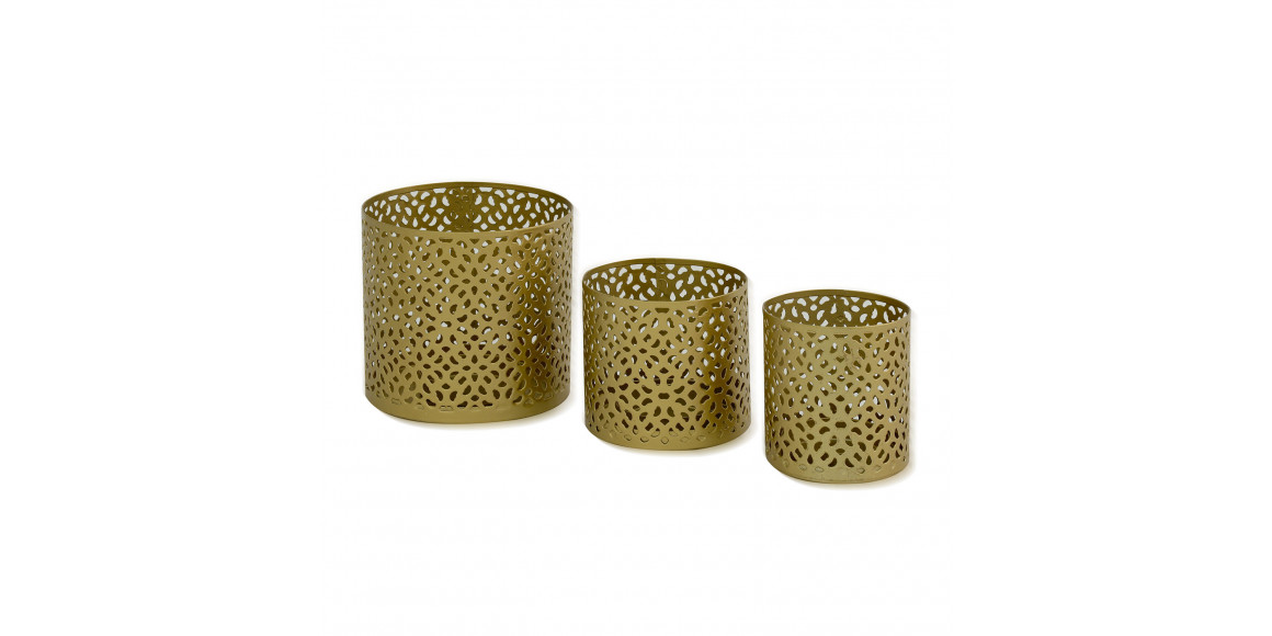 Candlestick KOOPMAN TEALIGHT HOLDER OF 3 SIZES (324342) (NB1422490)