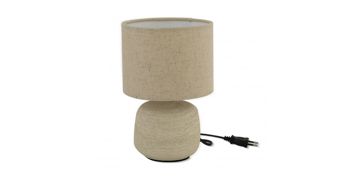 Լուսամփոփ KOOPMAN TABLE LAMP STONEWARE E14 (551397) (LP9000030)