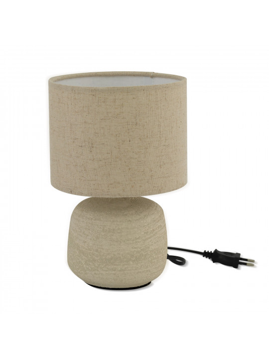 Լուսամփոփ KOOPMAN TABLE LAMP STONEWARE E14 (551397) (LP9000030)