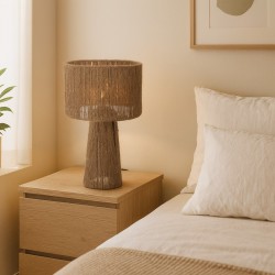 Lampshade KOOPMAN TABLE LAMP 27X45CM JUTE NATURA (094972) (HZ1601180)