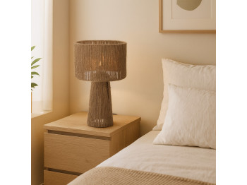 Լուսամփոփ KOOPMAN TABLE LAMP 27X45CM JUTE NATURA (094972) (HZ1601180)