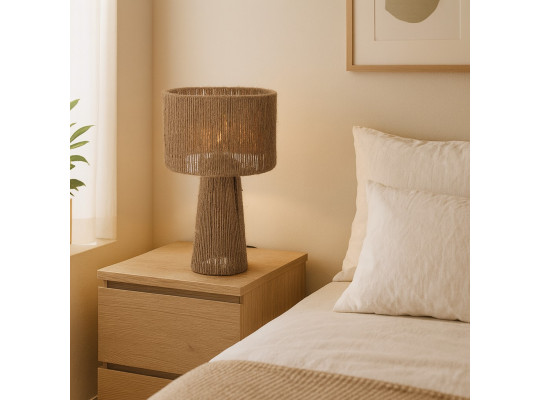 Ночник KOOPMAN TABLE LAMP 27X45CM JUTE NATURA (094972) (HZ1601180)
