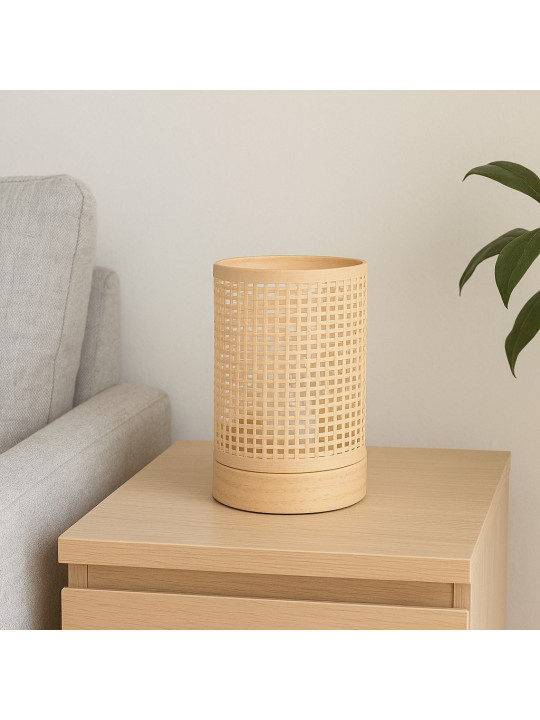 Լուսամփոփ KOOPMAN TABLE LAMP BAMBOO SHADE (043977) (HZ1601160)