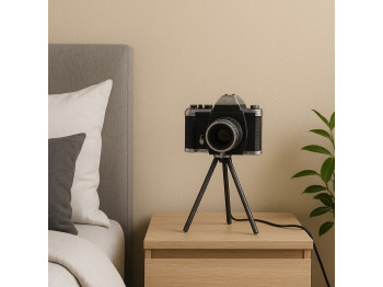 Ночник KOOPMAN TABLE LAMP CAMERA 15X14X27CM (HX9400030)