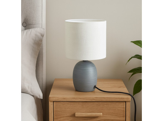 Ночник KOOPMAN TABLE LAMP CERAMIC E14 26CM (122238) (LP9000010)