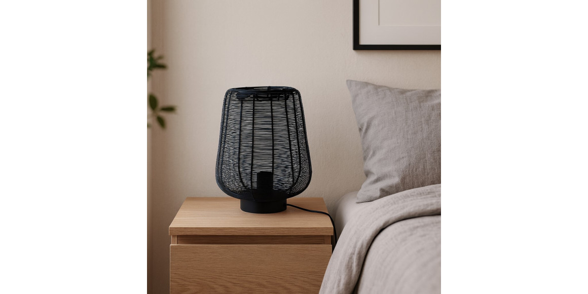 Լուսամփոփ KOOPMAN TABLE LAMP METAL WIRE 33CM BLA (A98808870)