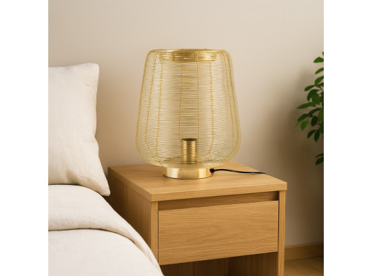 Ночник KOOPMAN TABLE LAMP METAL WIRE 33CM GOL (A98808860)