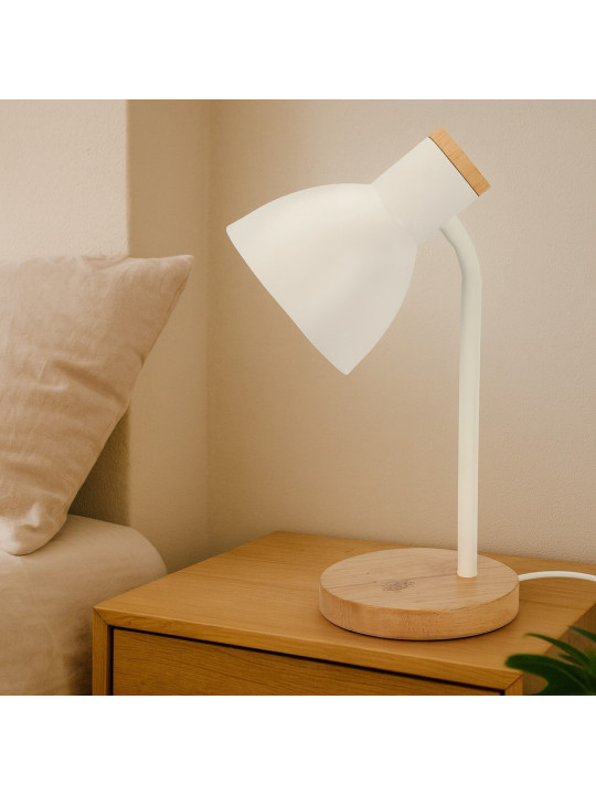 Լուսամփոփ KOOPMAN TABLE LAMP METAL WITH WOOD (927116) (HZ1601010)