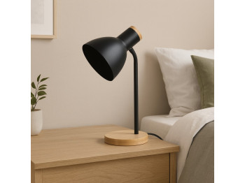 Ночник KOOPMAN TABLE LAMP METAL WITH WOOD (954204) (HZ1601020)