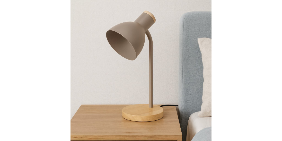 Ночник KOOPMAN TABLE LAMP METAL WITH WOOD (954235) (HZ1601030)