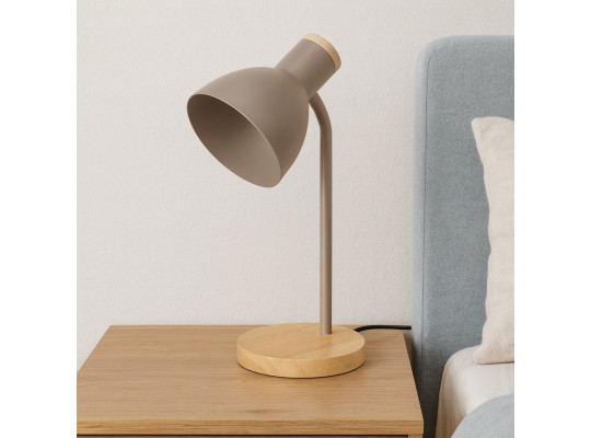 Ночник KOOPMAN TABLE LAMP METAL WITH WOOD (954235) (HZ1601030)