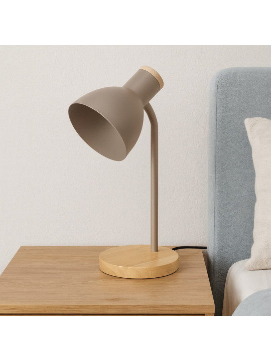Լուսամփոփ KOOPMAN TABLE LAMP METAL WITH WOOD (954235) (HZ1601030)