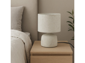 Լուսամփոփ KOOPMAN TABLE LAMP STONEWARE E14 (551373) (LP9000020)