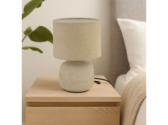 Ночник KOOPMAN TABLE LAMP STONEWARE E14 (551397) (LP9000030)