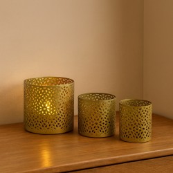 Candlestick KOOPMAN TEALIGHT HOLDER OF 3 SIZES (324342) (NB1422490)
