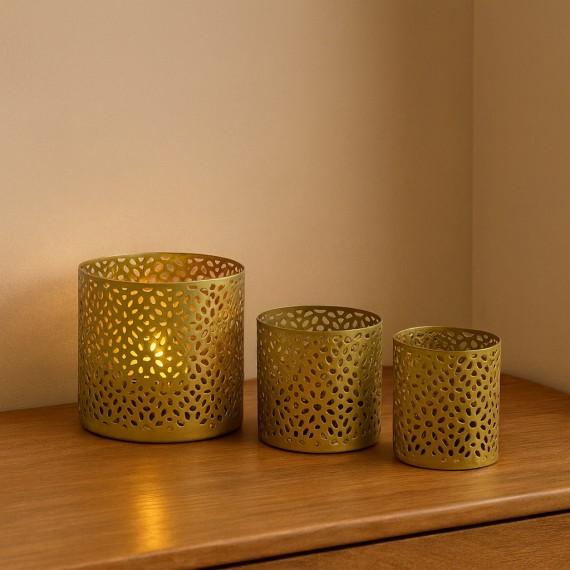 Candlestick KOOPMAN TEALIGHT HOLDER OF 3 SIZES (324342) (NB1422490)