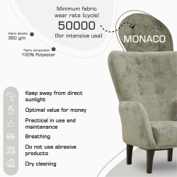 Кресло HOBEL CLARA 1 CAPPUCCINO MONACO 4 (1) 