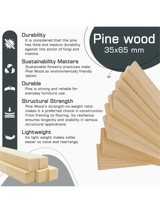 Sofa set HOBEL LI 3+1+1 F/P DARK GREY MONACO 15 (5) 