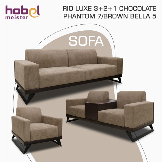 Հավաքածու HOBEL RIO LUXE 3+2+1  CHOCOLATE PHANTOM 7/BROWN BELLA 5 (4) 