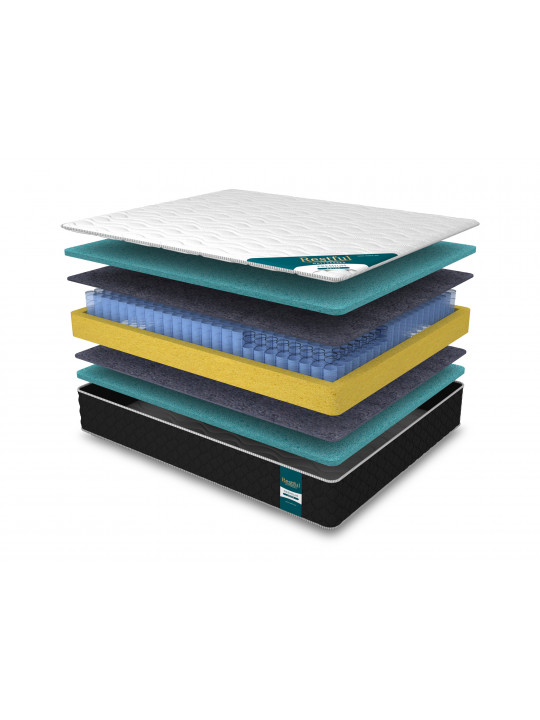 Pocket mattress RESTFUL PREMIUM PRIME 150X200 black 