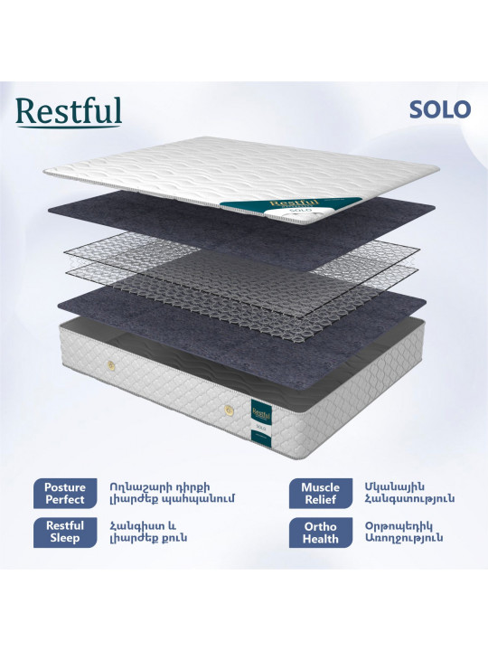 Bonnel mattress RESTFUL SOLO 90X190 