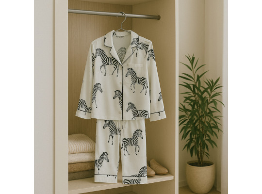 Գիշերազգեստ SLEEPWEAR 6942156223626 WHITE ZEBRA M 