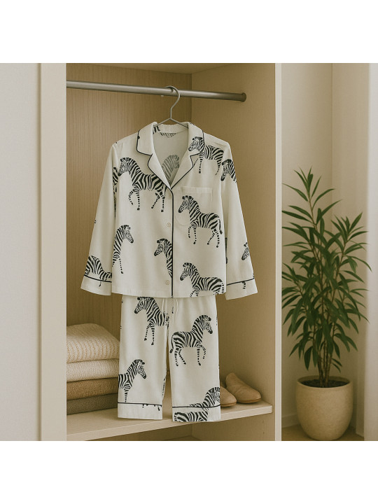Nightwear SLEEPWEAR 6942156223633 WHITE ZEBRA L 