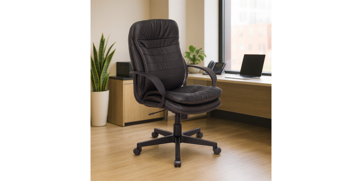 Office chair BYUROKRAT T-9950/BLACK-PU 